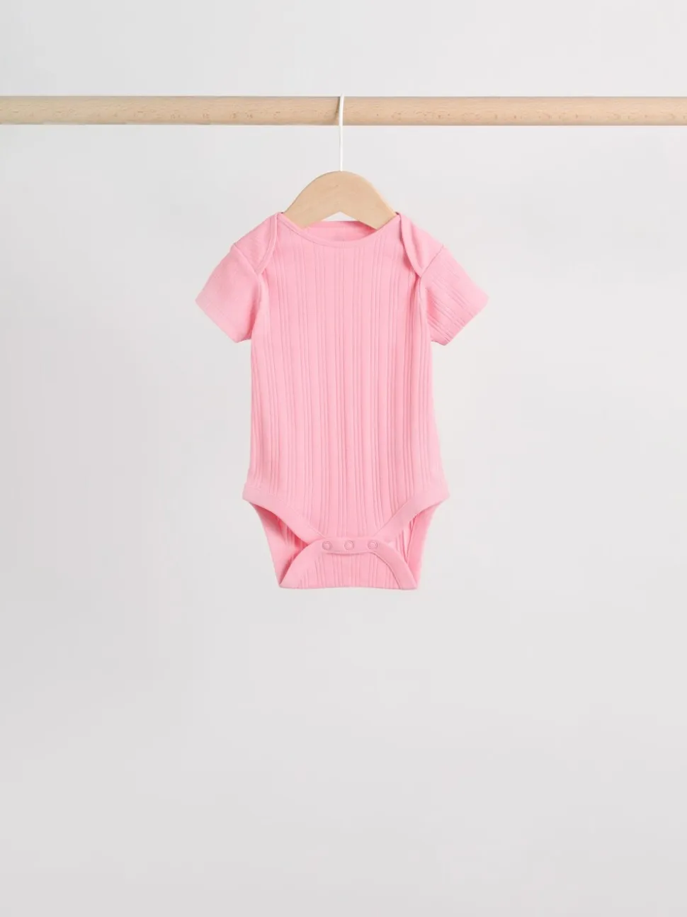 Pastelkleurig - 5 Babyrompertjes met korte mouwen