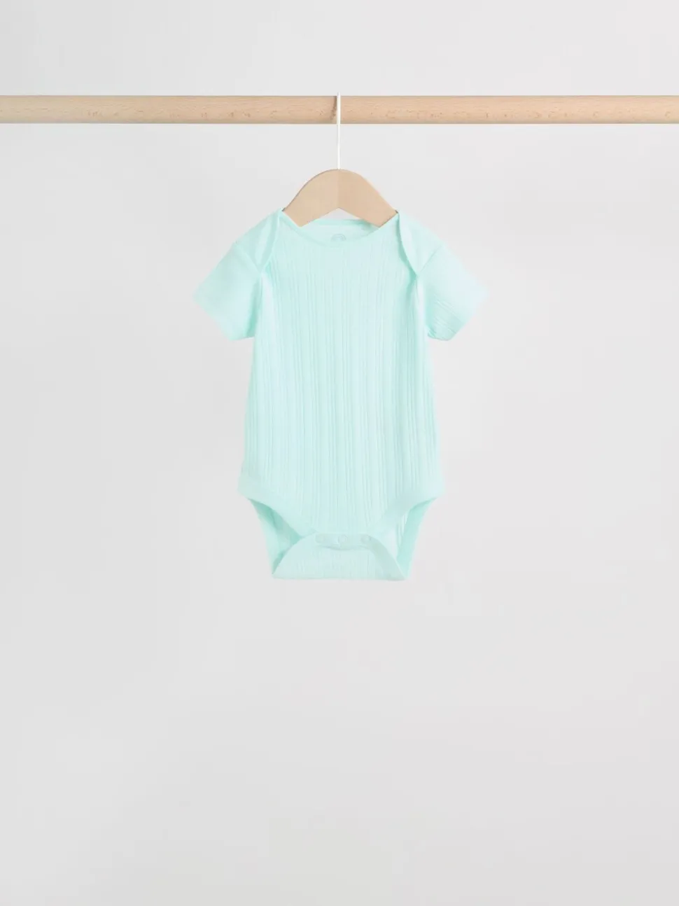 Pastelkleurig - 5 Babyrompertjes met korte mouwen