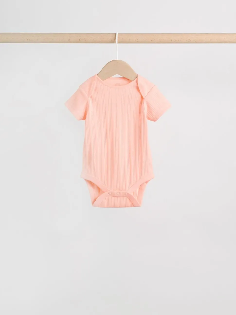 Pastelkleurig - 5 Babyrompertjes met korte mouwen