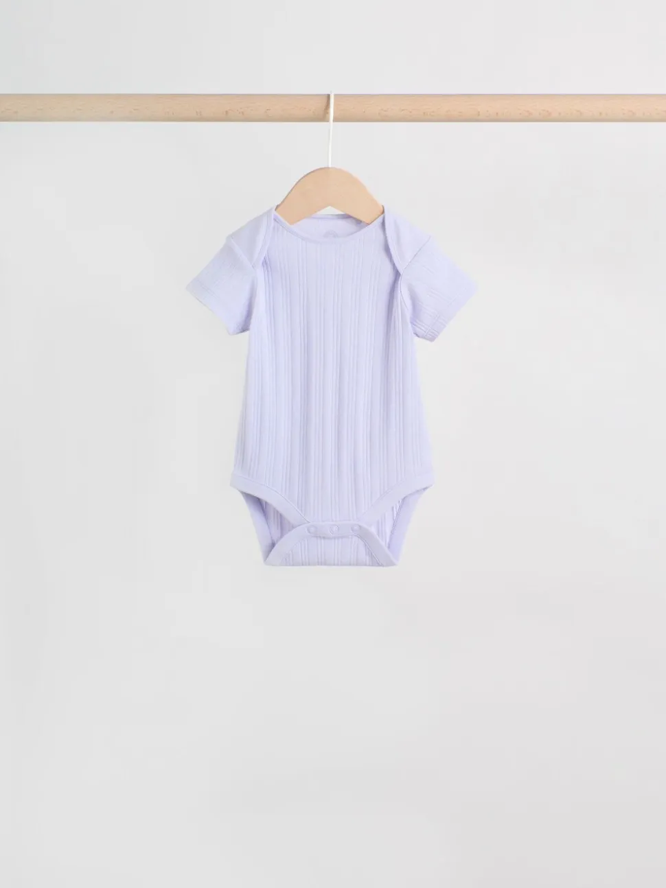 Pastelkleurig - 5 Babyrompertjes met korte mouwen