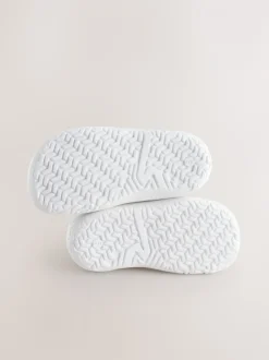 Pastelkleurig - Barefoot leren trainers met klittenbandsluiting