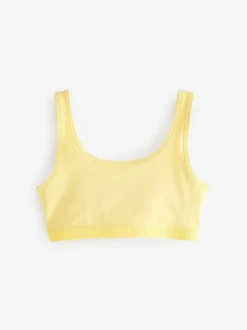 Pastelkleurig - Crop top met ronde hals (5-16jr)