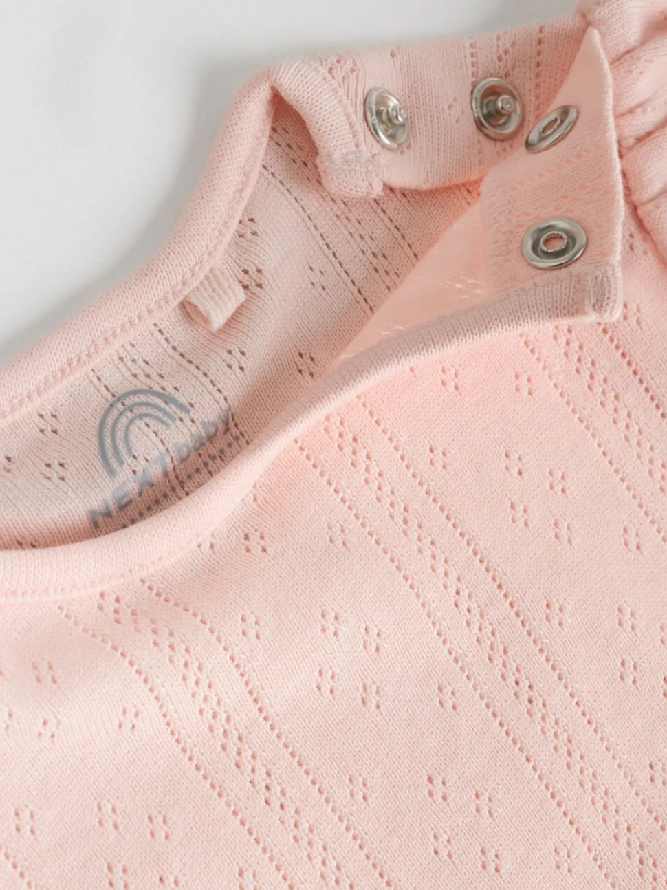 Pastelkleurig - Korte mouwen Baby bodysuit met punt 5 verpakking