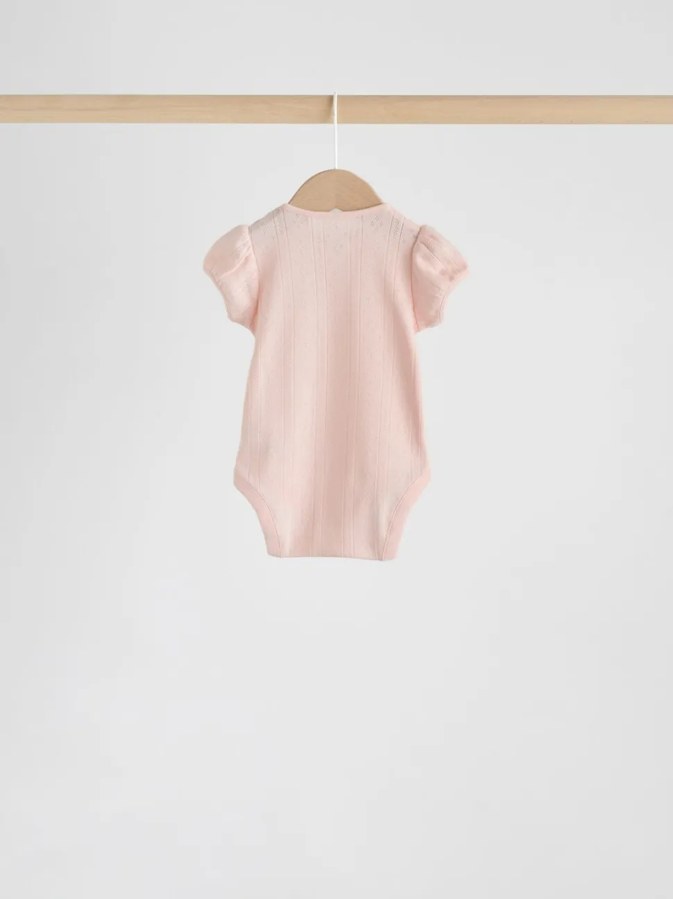 Pastelkleurig - Korte mouwen Baby bodysuit met punt 5 verpakking