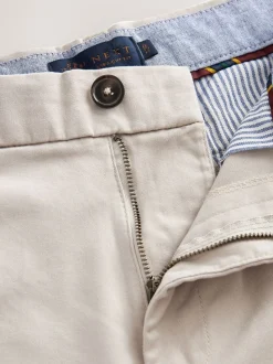 Pastelkleurig - Slim Fit - Set van 4 chinoshorts met stretch