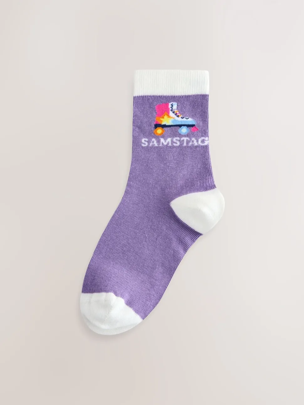 Pastelkleurige regenboogprint - Little Bird by Jools Oliver German Days Of The Week Socks 7 Pack