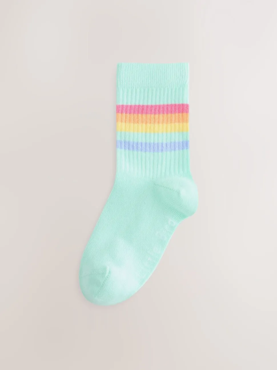 Pastelkleurige regenboogprint - Little Bird by Jools Oliver Striped Tube Socks 6 Pack