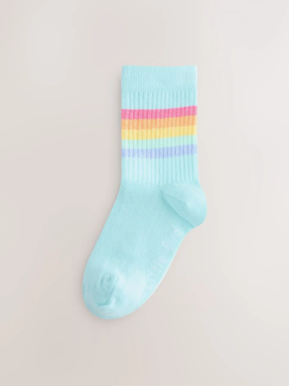 Pastelkleurige regenboogprint - Little Bird by Jools Oliver Striped Tube Socks 6 Pack