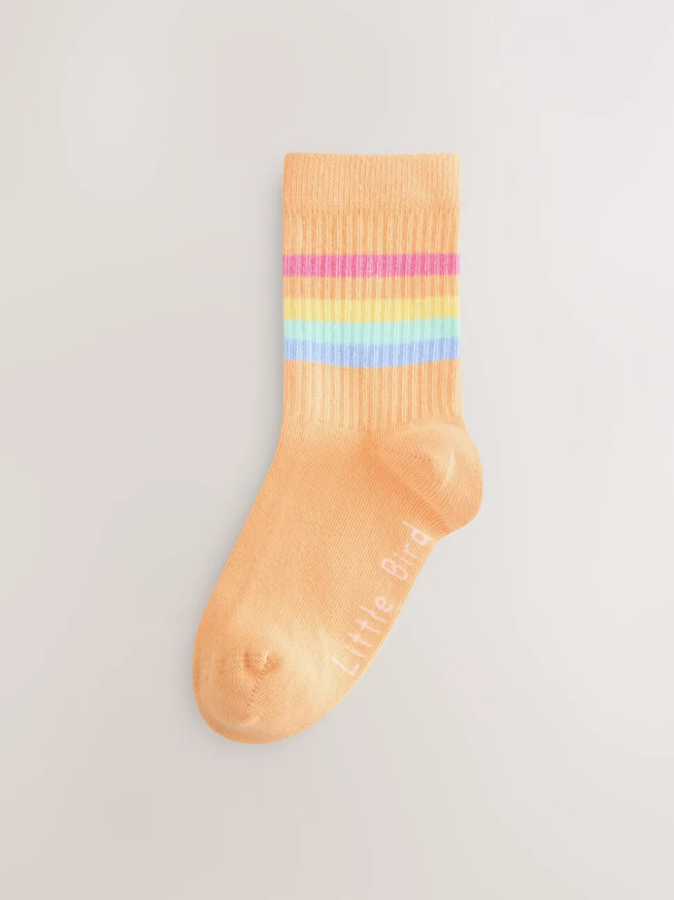 Pastelkleurige regenboogprint - Little Bird by Jools Oliver Striped Tube Socks 6 Pack