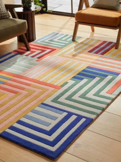 Paulo Geometric Stripe Rug