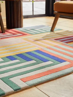 Paulo Geometric Stripe Rug