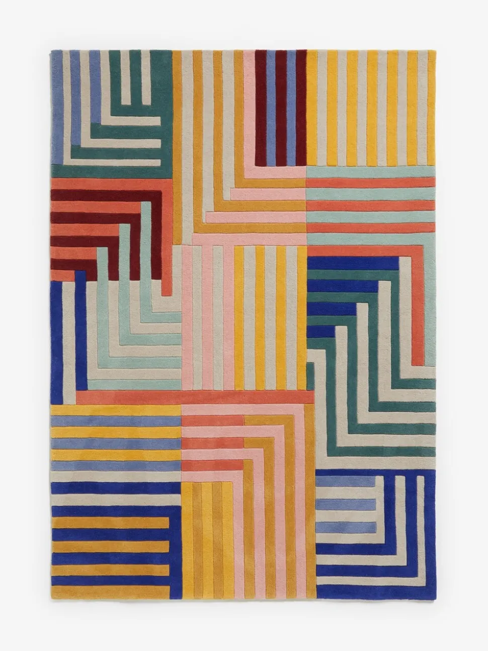 Paulo Geometric Stripe Rug