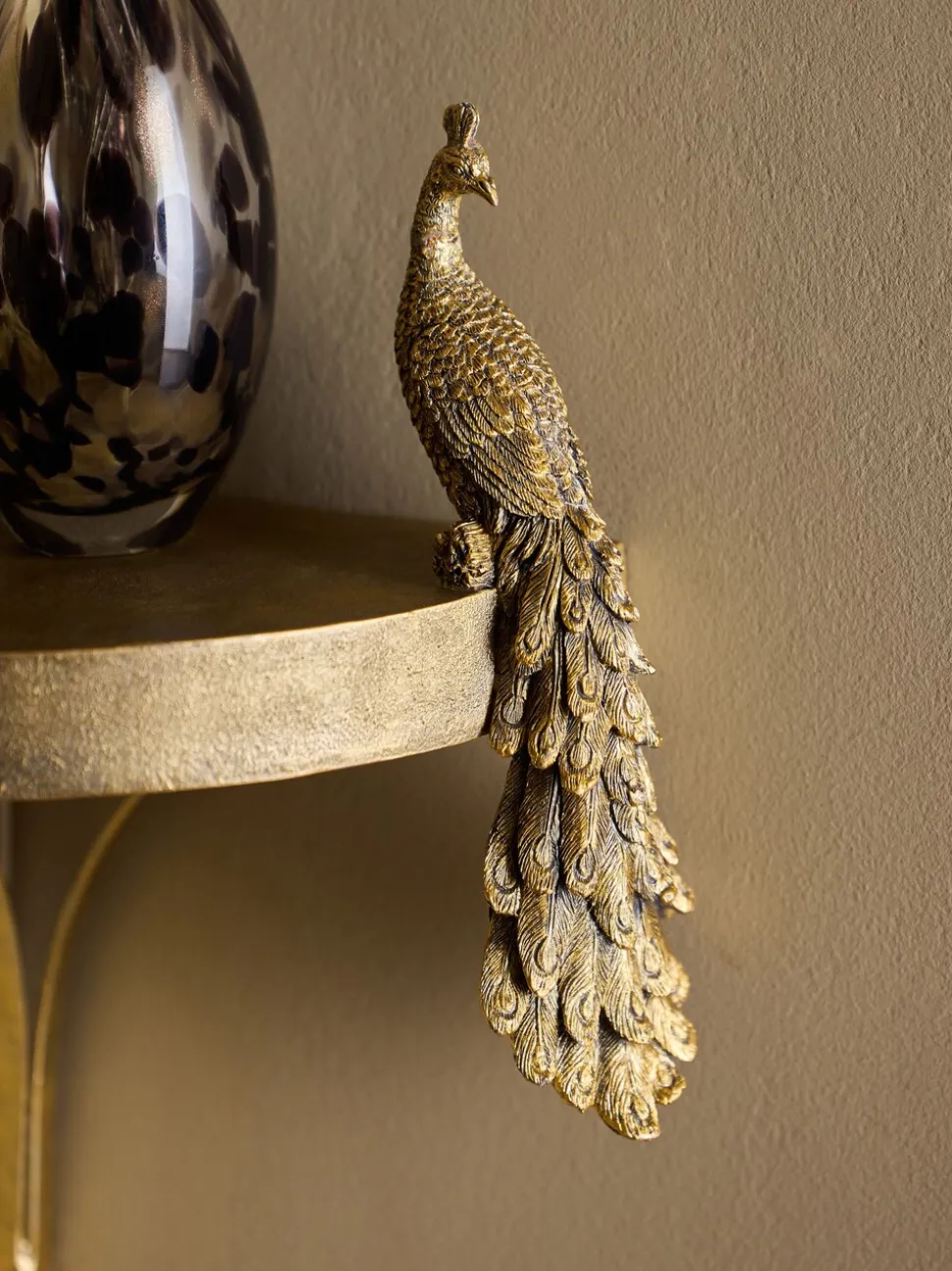 Peacock Corner Shelf