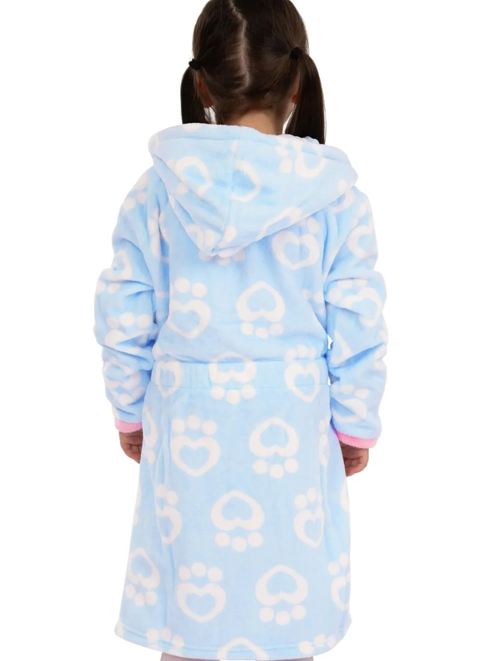 Personage Gabby's Dollhouse jurk met hart- en poot Print