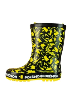 Personage regenlaarzen met Pokemon Pikachu print