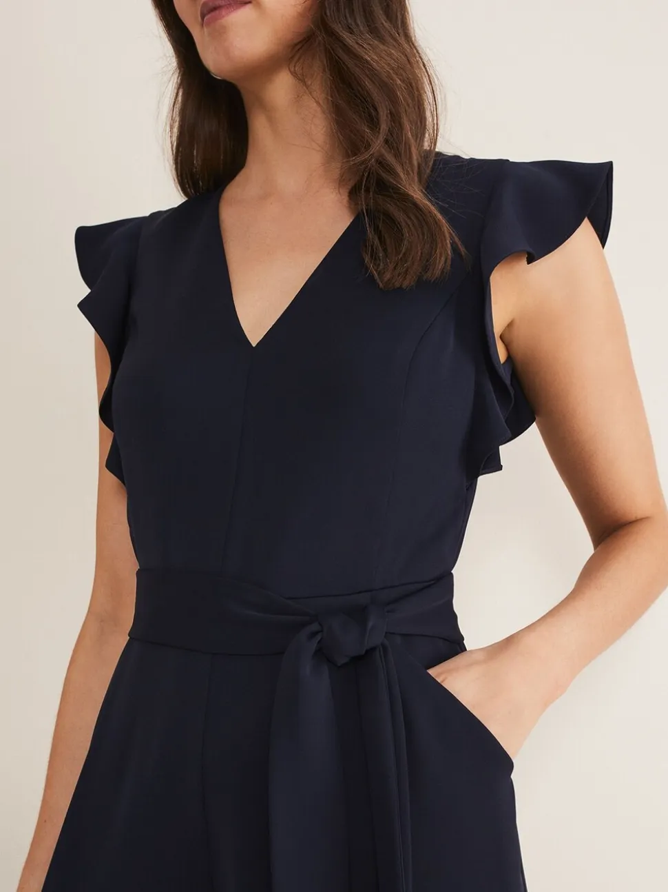 Phase Eight Kallie Frill jumpsuit met ruches