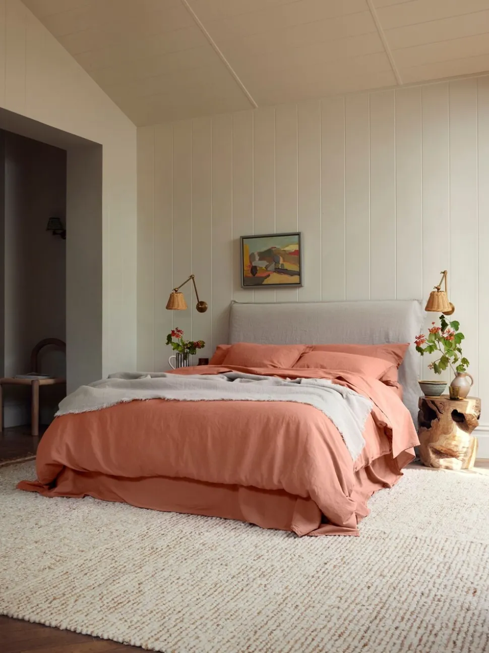 Piglet in Bed Linen Blend Duvet Cover