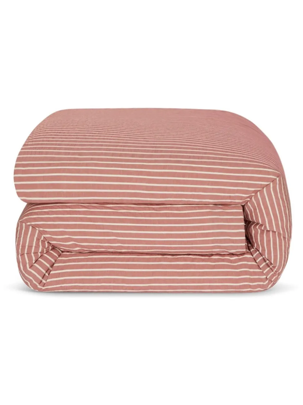 Piglet in Bed Textured Stripe Cotton Duvet Cover