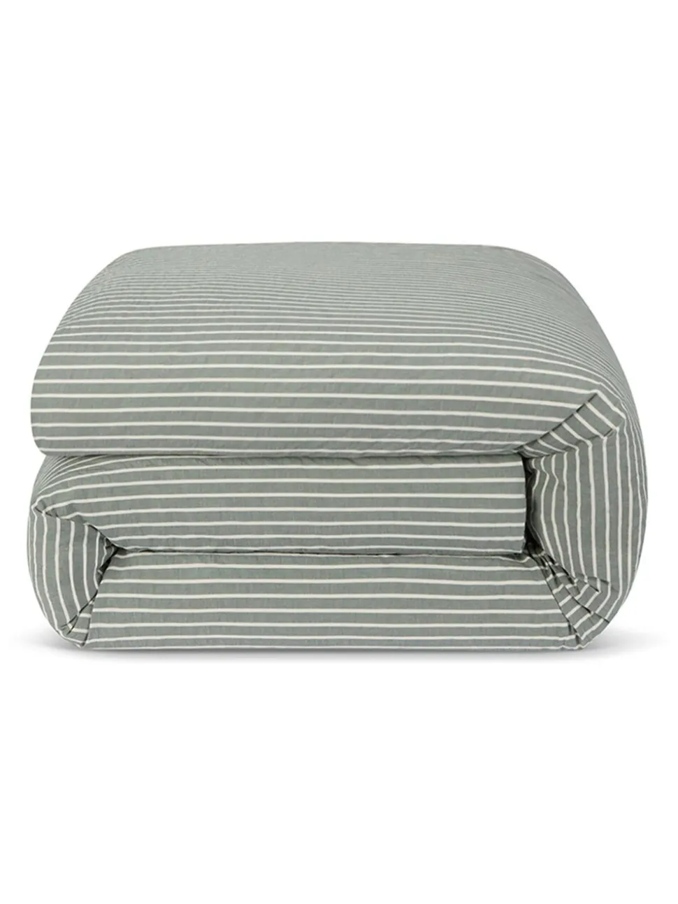 Piglet in Bed Textured Stripe Cotton Duvet Cover