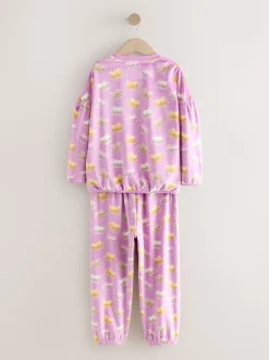 Pink Cataroon - Behaaglijke fleece pyjama (3-16 jr)