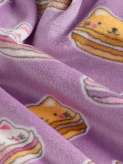 Pink Cataroon - Behaaglijke fleece pyjama (3-16 jr)