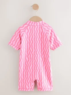 Pink Cherry Wave - Zonbeschermend badpak (3 mnd-10 jr)