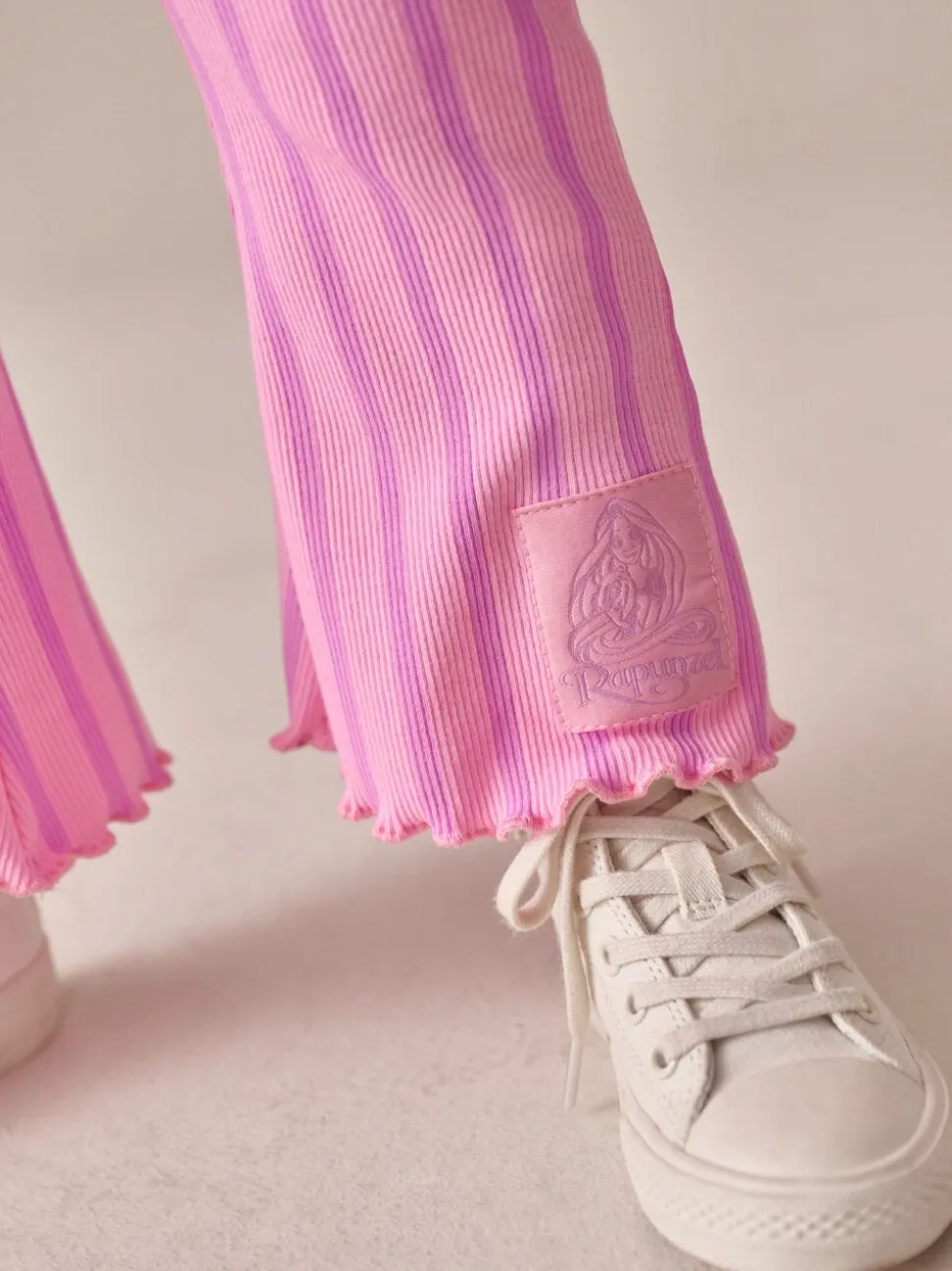 Pink Rapunzel Disney Princess - Set van sweatshirt en uitlopende legging (3mnd -7jr)