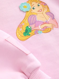 Pink Rapunzel Disney Princess - Set van sweatshirt en uitlopende legging (3mnd -7jr)