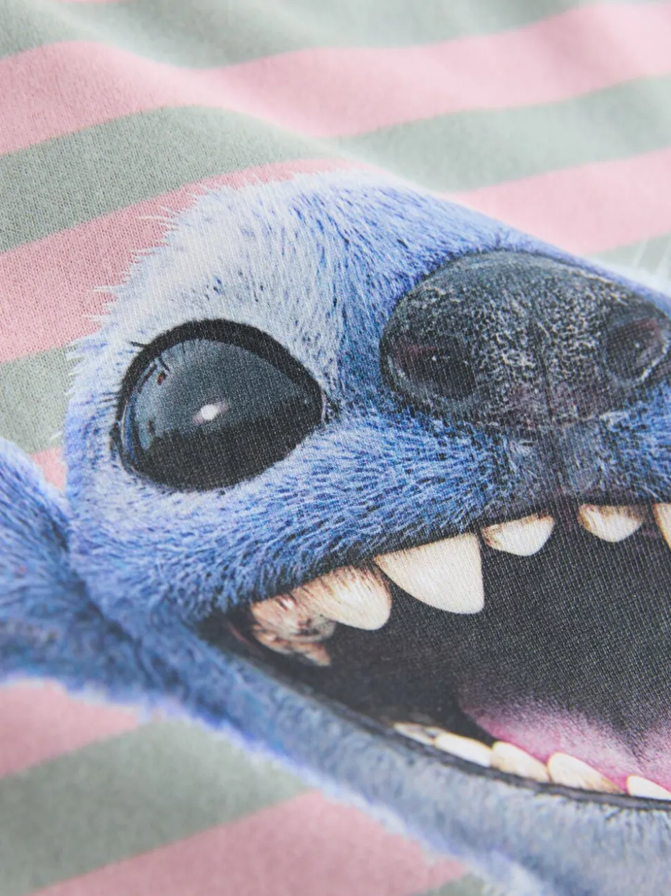 Pink Stripe Lilo & Stitch - Top met print en lange mouwen (3-16jr)
