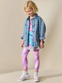Pink/Purple Swirl - Legging (3-16 jr)