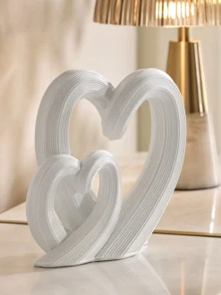 Pleat Hearts Ornament