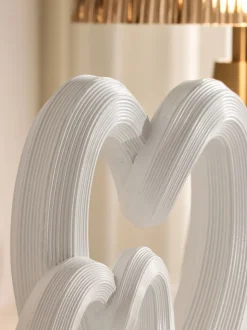 Pleat Hearts Ornament