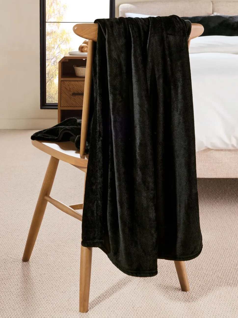 Pluche fleece sprei
