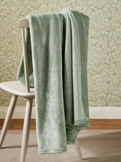 Pluche fleece sprei