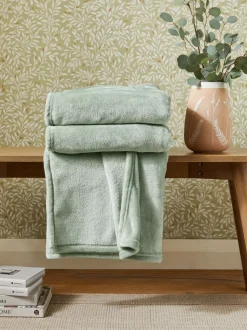 Pluche fleece sprei