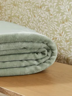 Pluche fleece sprei