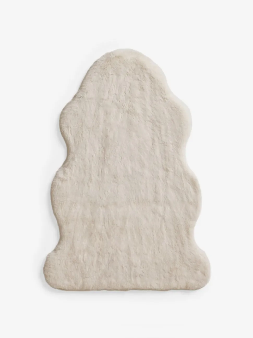 Pluche vloerkleed van imitatiebont