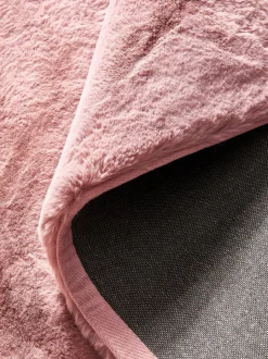 Pluche vloerkleed van imitatiebont