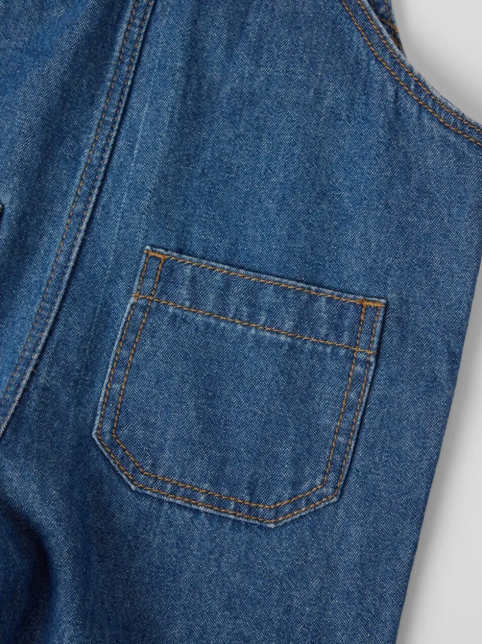 Polarn O. Pyret Cotton Denim Dungarees