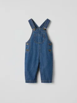 Polarn O. Pyret Cotton Denim Dungarees