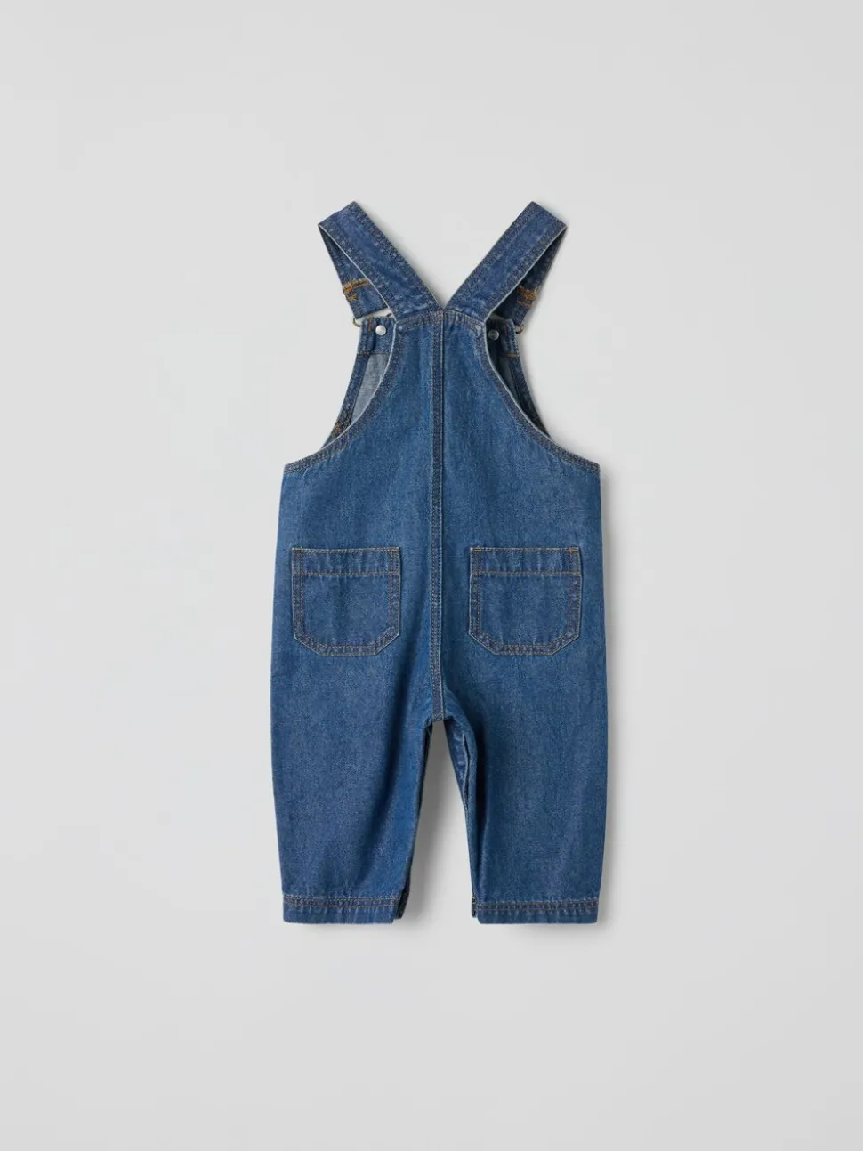 Polarn O. Pyret Cotton Denim Dungarees