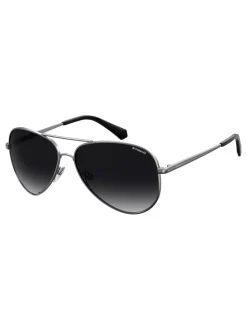 Polaroid Monochrome Pilot Black Sunglasses