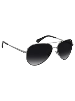 Polaroid Monochrome Pilot Black Sunglasses