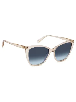 Polaroid Nude Rectangular Sunglasses