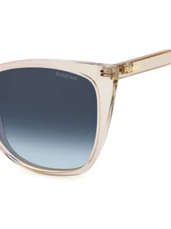 Polaroid Nude Rectangular Sunglasses