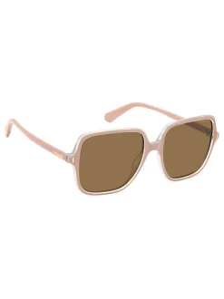Polaroid Oversized Pink Square Sunglasses