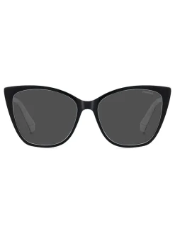 Polaroid Rectangular Black Sunglasses
