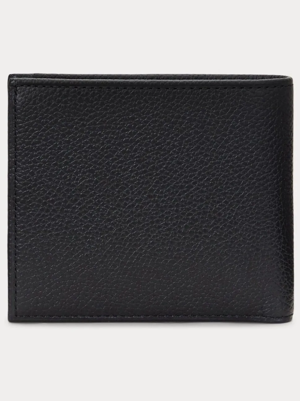Polo Ralph Lauren Pebble Leather Billfold Logo Wallet