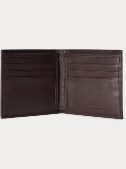 Polo Ralph Lauren Pebbled Leather Billfold Wallet