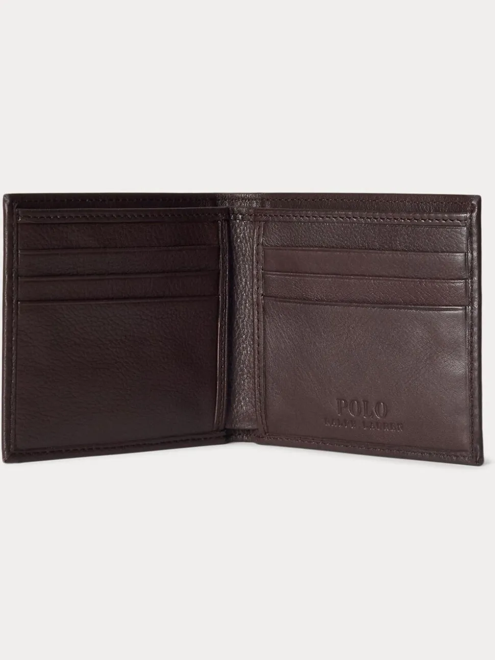 Polo Ralph Lauren Pebbled Leather Billfold Wallet